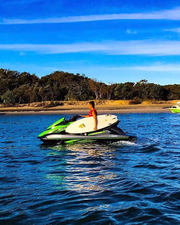 South Stradbroke beach break by jet ski