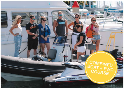Practical training and assessment - Combined boat and jetski licence course